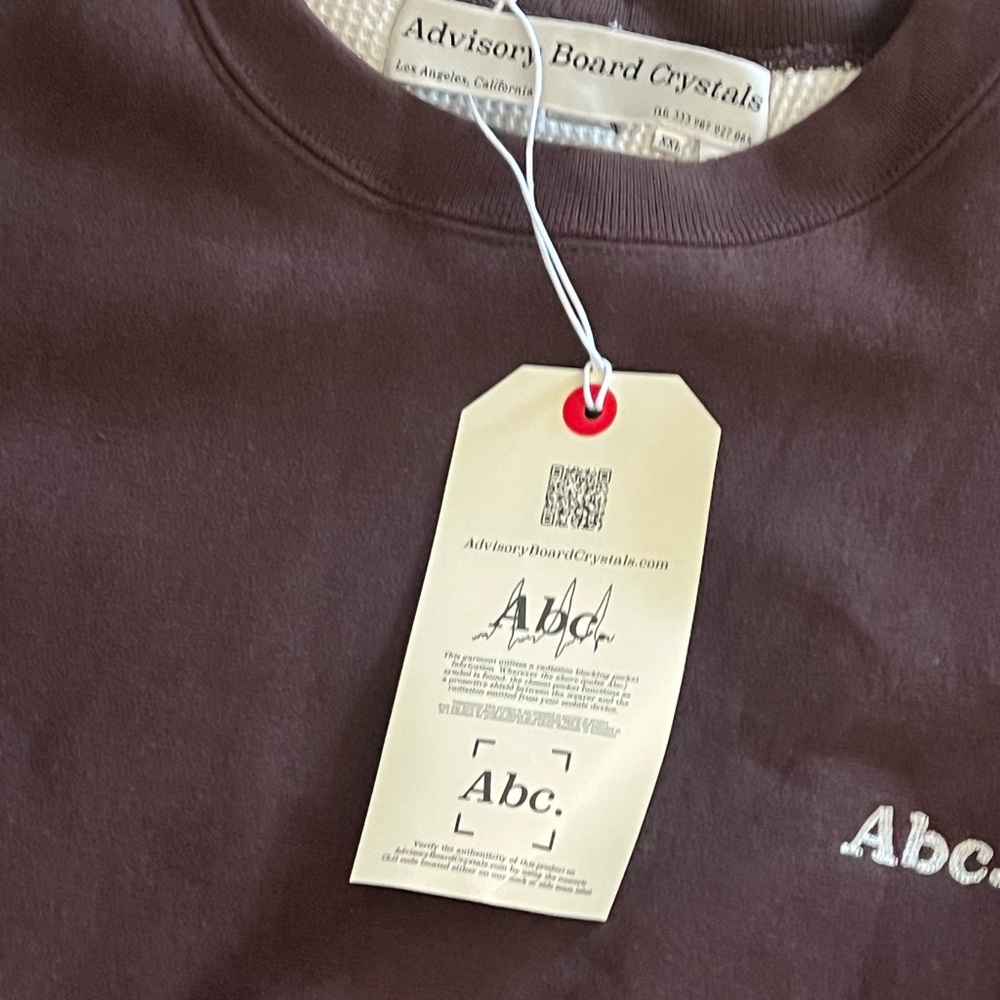 Advisory Board Crystals Abc. 123 Brown sweatshirt crewneck mens size 2X